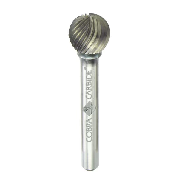 Carbide Burr, Double Cut Shape D, SD-42L3, 1/8, Cobra Carbide, Mfr#: 10550